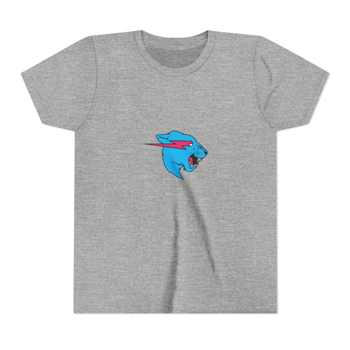 Mr Beast Panther Head Kids T-Shirt
